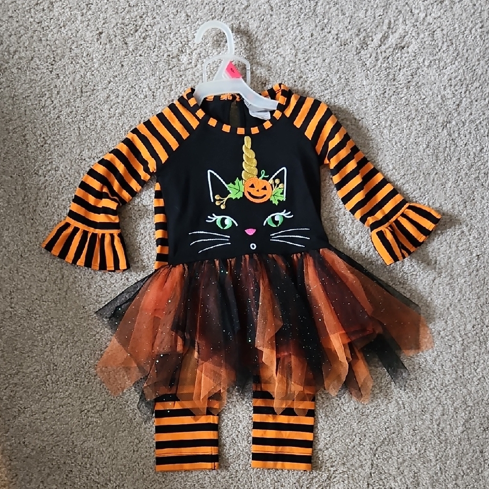 Emily Rose Black and Orange Cat Costume